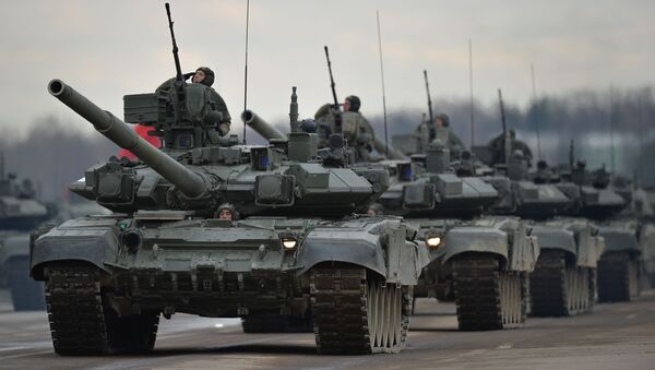 Tanques, aviones y mujeres militares: Los ensayos para el Día de la Victoria - Sputnik Mundo