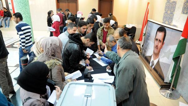Elecciones parlamentarias en Siria (archivo) - Sputnik Mundo