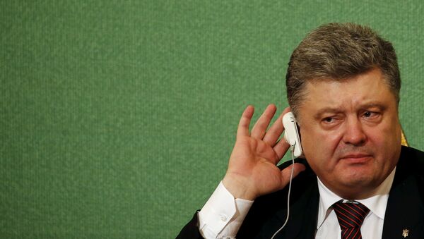 Petro Poroshenko, presidente de Ucrania - Sputnik Mundo