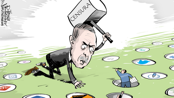 La incansable lucha de Erdogan: “¡No se expresarán!” - Sputnik Mundo