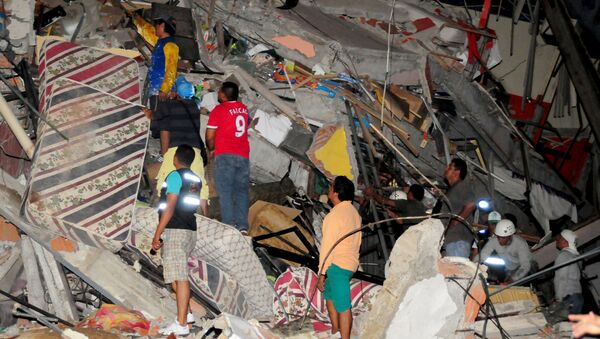 Terremoto en Ecuador - Sputnik Mundo