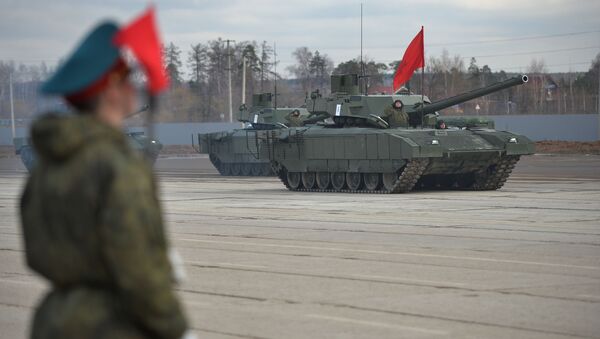 Tanques T-14 Armata (imagen referencial) - Sputnik Mundo
