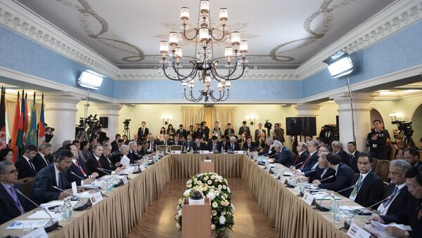Sesión de los presidentes de los Parlamentos de Estados de Eurasia - Sputnik Mundo