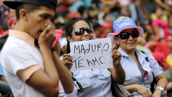 Seguidores de Nicolás Maduro, el presidente de Venezuela (archivo) - Sputnik Mundo