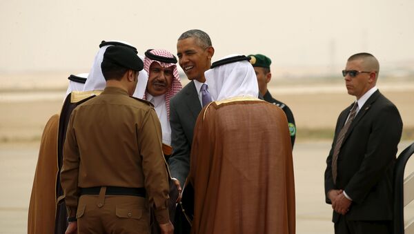 Recibimiento de Barack Obama en Arabia Saudí - Sputnik Mundo