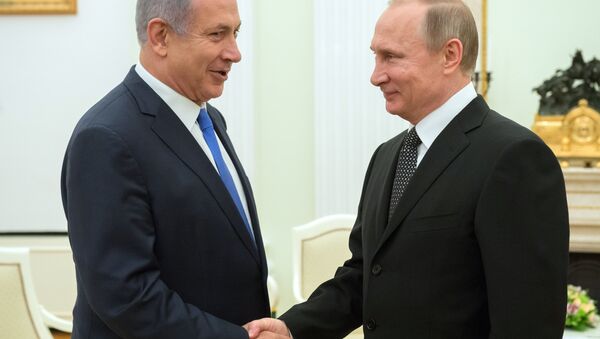 Primer ministro israelí, Benjamín Netanyahu, y presidente de Rusia, Vladímir Putin (archivo) - Sputnik Mundo
