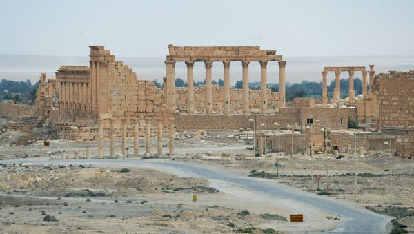 Monumentos destruidos por Daesh en Palmira - Sputnik Mundo