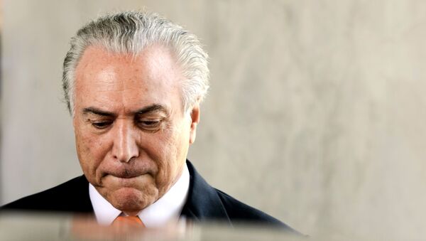 Michel Temer, el presidente interino de la República de Brasil - Sputnik Mundo