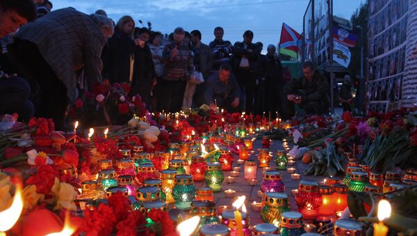 Acción en la memoria de los muertos en Odesa - Sputnik Mundo
