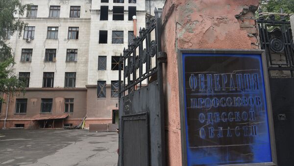 Casa de los Sindicatos en Odesa - Sputnik Mundo