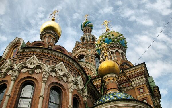 La Iglesia del Salvador sobre la sangre derramada, en San Petersburgo - Sputnik Mundo