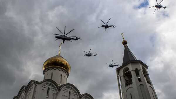 Helicópteros rusos (archivo) - Sputnik Mundo