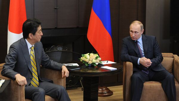 President Putin meets with Japan's Prime Minister Shinzo Abe - Sputnik Mundo