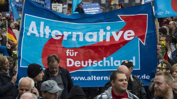 Partidarios del Alternativa para Alemania en Berlín - Sputnik Mundo