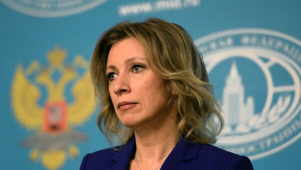 María Zajárova, la portavoz de la cancillería de Rusia - Sputnik Mundo
