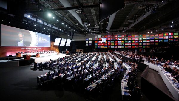 La sesión plenaria de la FIFA en la ciudad de México - Sputnik Mundo