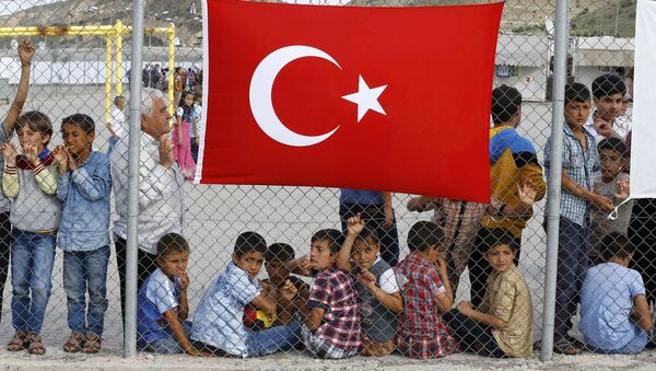 Campamento de refugiados en Turquía - Sputnik Mundo