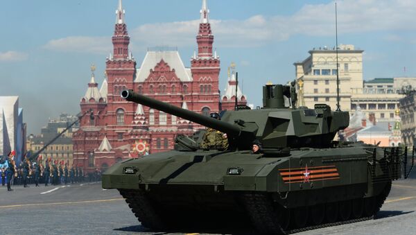 Tanque T-14 Armata en la Plaza Roja durante el desfile militar (archivo) - Sputnik Mundo