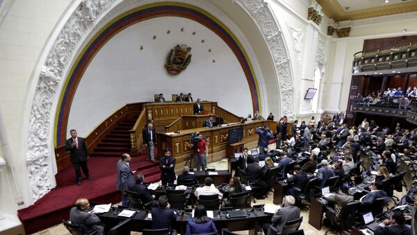 A general view shows Venezuela's National Assembly during a session in Caracas, Venezuela - Sputnik Mundo