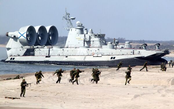 Ejercicios de las tropas costeras de la Flota del Báltico - Sputnik Mundo