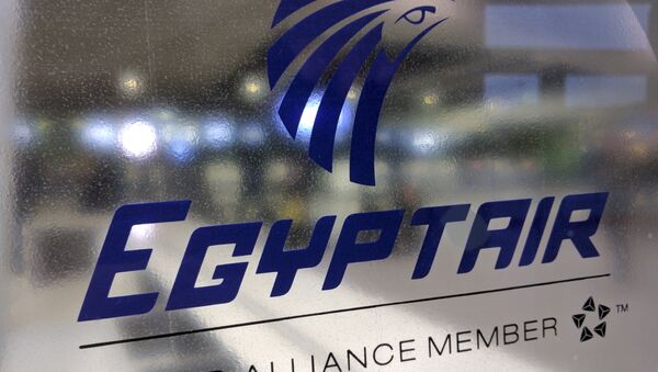 Logo de la compañía aérea EgyptAir - Sputnik Mundo