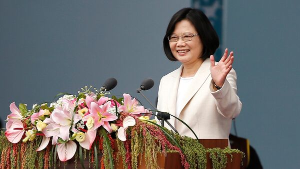 Tsai Ing-wen, presidenta de Taiwán, durante la ceremonia de inauguración - Sputnik Mundo