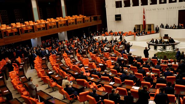 El parlamento de Turquía en Ankara - Sputnik Mundo