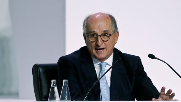 El presidente de la empresa petrolera español Repsol Antonio Brufau - Sputnik Mundo