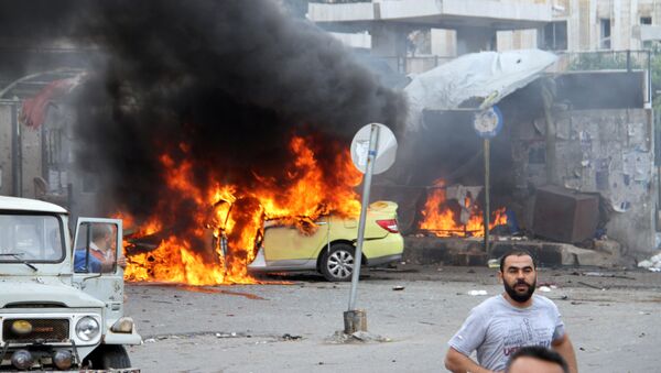 Lugar de explosiones en la ciudad siria de Tartus - Sputnik Mundo