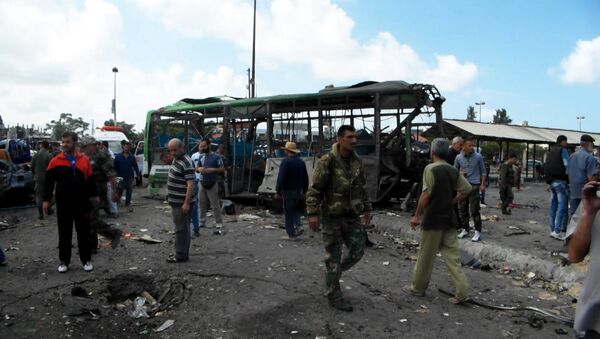 Explosiones cerca de la terminal de autobuses  en Jableh - Sputnik Mundo