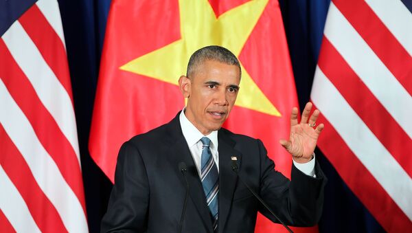 Barack Obama, presidente de EEUU, en Vietnam - Sputnik Mundo