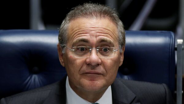 Renan Calheiros, el presidente del Senado de Brasil - Sputnik Mundo