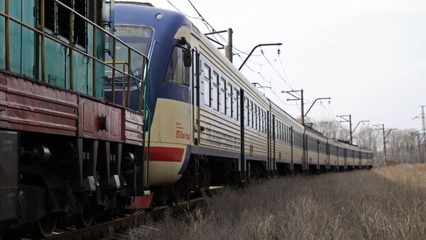 Un tren ucraniano - Sputnik Mundo