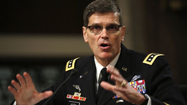 US Army General Joseph Votel testifies during a Senate Armed Services Committee hearing on Votel’s nomination to be commander of the U.S. Central Command on Capitol Hill in Washington March 9, 2016. - Sputnik Mundo