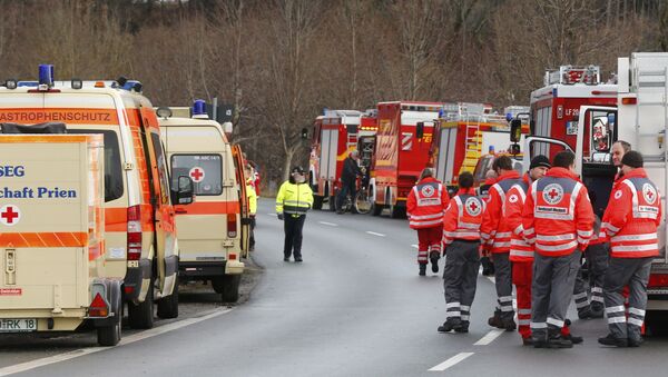 Ambulancias y bomberos en Alemania (imagen referencial) - Sputnik Mundo