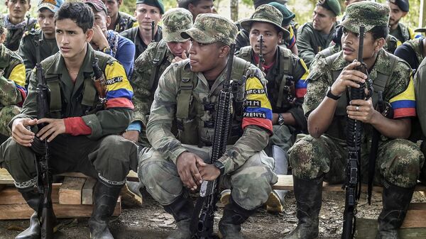 Miembros de las FARC (archivo) - Sputnik Mundo