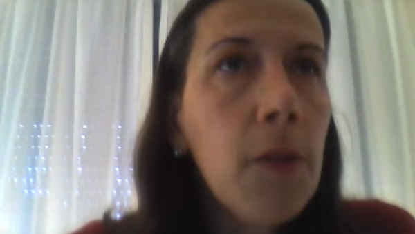 Yolanda García se queja en un video de la situación en su país - Sputnik Mundo