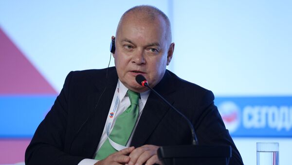 Dmitri Kiseliov, director general de la agencia Rossiya Segodnya - Sputnik Mundo