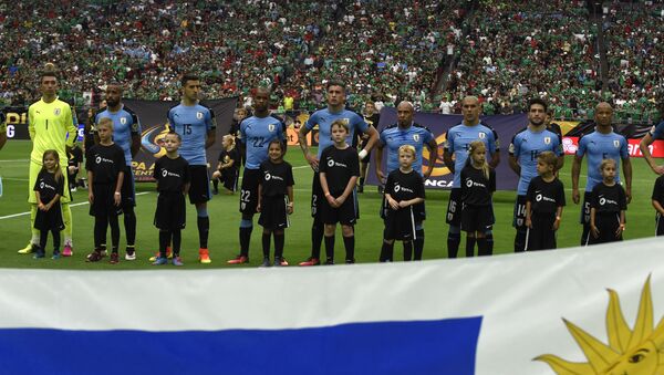 El equipo de fútbol de Uruguay - Sputnik Mundo