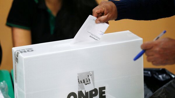 La votación en Perú (archivo) - Sputnik Mundo