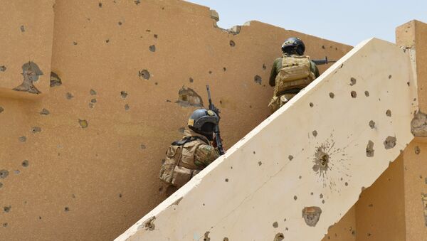 Fuerzas especiales iraquíes durante la operación antiterrorista en Faluya - Sputnik Mundo