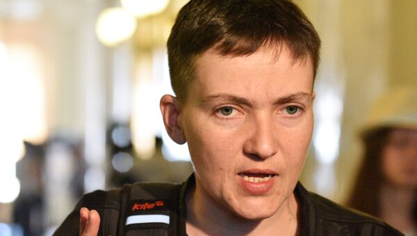 Nadezhda Sávchenko, diputada y militar ucraniana - Sputnik Mundo