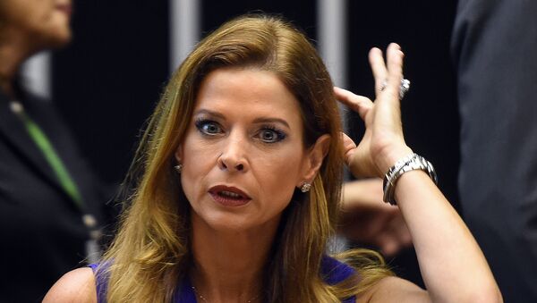 Claudia Cordeiro Cruz, esposa del expresidente de la Cámara de Diputados Eduardo Cunha - Sputnik Mundo