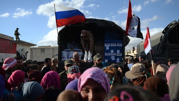 La ayuda humanitaria de Rusia para Siria - Sputnik Mundo