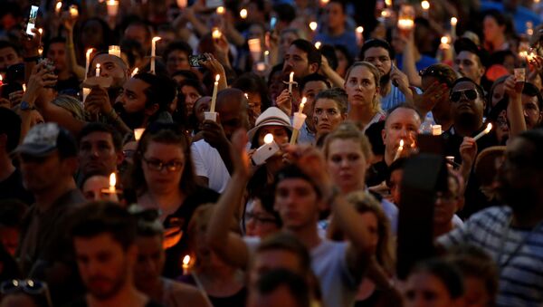 Acción en la memoria de las víctimas en Orlando - Sputnik Mundo