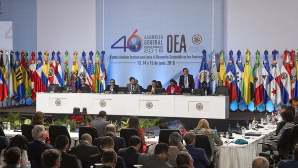 46 Asamblea General de la Organización de Estados Americanos (OEA) en Santo Domingo - Sputnik Mundo