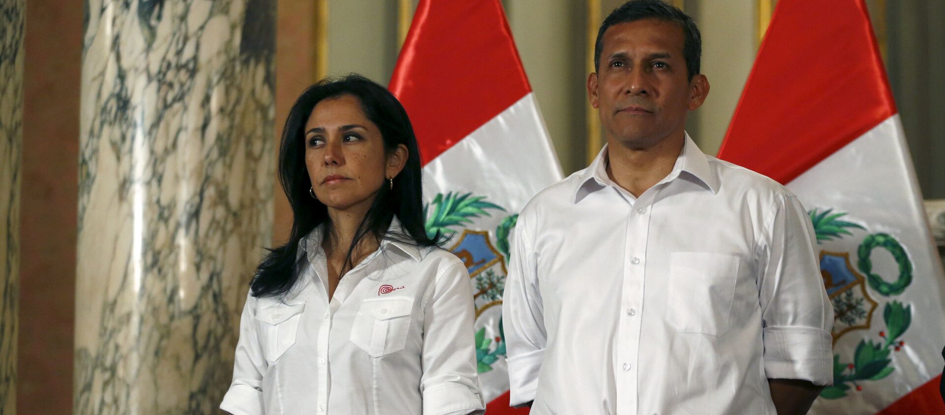 El expresidente de Perú, Ollanda Humala, junto a su mujer, Nadine Heredia - Sputnik Mundo, 1920, 18.09.2020