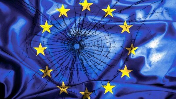 La bandera de la UE (archivo) - Sputnik Mundo