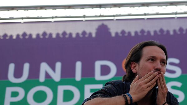 Pablo Iglesias, líder de Podemos - Sputnik Mundo