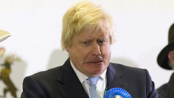 Boris Johnson, ministro de Asuntos Exteriores británico (archivo) - Sputnik Mundo
